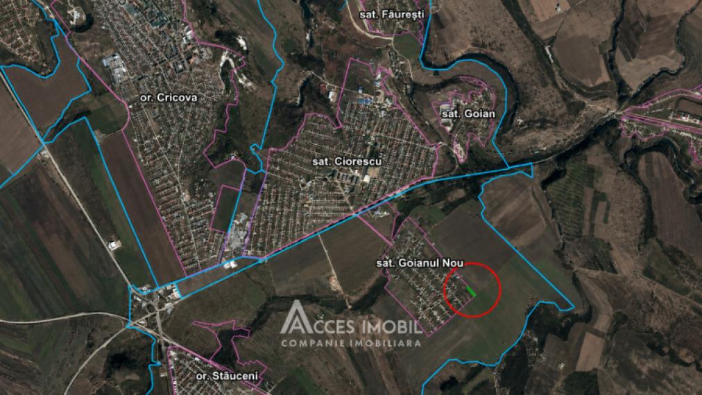Land for construction, 15 ares, Goianul Nou, Grigore Ureche street!: 2