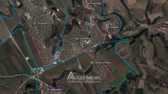Land for construction, 15 ares, Goianul Nou, Grigore Ureche street!: 2
