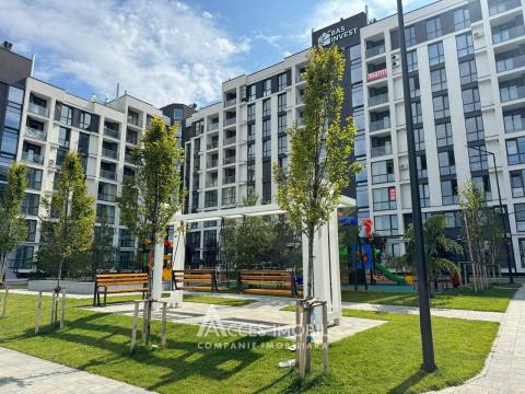 Bloc Nou! Durlești, str. Regina Elisabeta, 1 cameră + living. Euroreparație! De mijloc!: 11