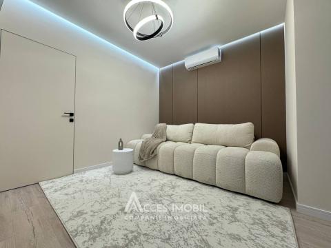 Bloc Nou! Durlești, str. Regina Elisabeta, 1 cameră + living. Euroreparație! De mijloc!: 4