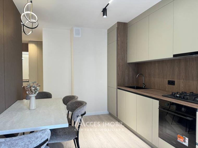 Bloc Nou! Durlești, str. Regina Elisabeta, 1 cameră + living. Euroreparație! De mijloc!: 6