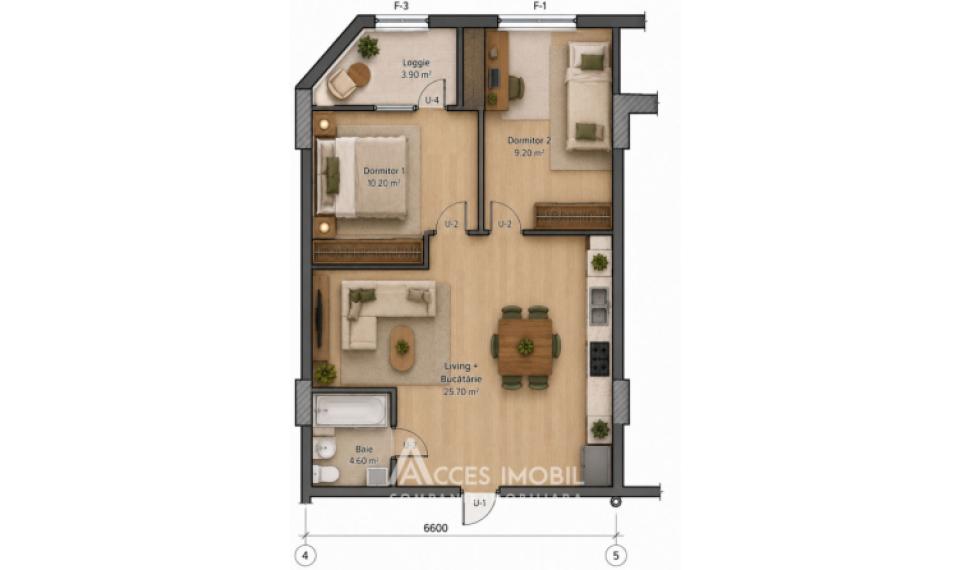 Inamstro! Bloc Nou! Buiucani, str. Ioana Radu, 1 cameră + living. Varianta albă! De mijloc!: 7