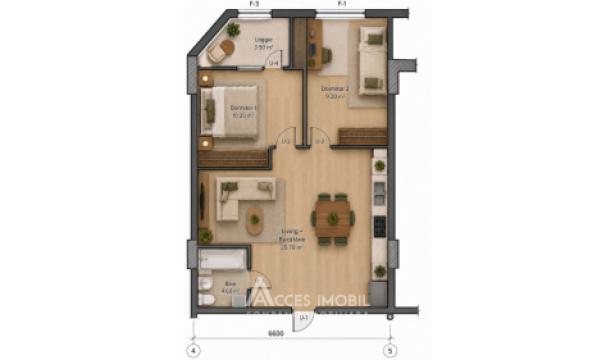 Inamstro! Bloc Nou! Buiucani, str. Ioana Radu, 1 cameră + living. Varianta albă! De mijloc!: 7