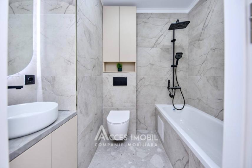 SkyHouse! Bloc Nou! Botanica, str. Băcioii Noi, 2 camere + living. Euroreparație! De mijloc!: 12