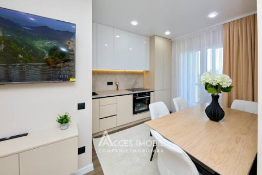 SkyHouse! Bloc Nou! Botanica, str. Băcioii Noi, 2 camere + living. Euroreparație! De mijloc!: 3