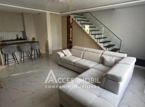 Duplex în 3 niveluri! Durlești, str. Mircești, 3 camere + living, 138m² + 2 ari. Euroreparație!: 1