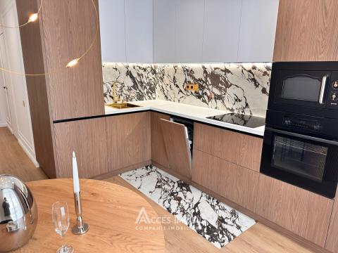 New Block! Durlești, Regina Elisabeta Street, 1 room + living room. Eurorepair!: 2