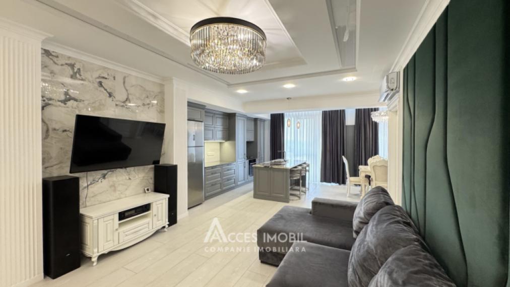 Premium-Tower! Bloc Nou! Centru, str. Bogdan Petriceicu Hașdeu, 2 camere + living. Euroreparație!: 1
