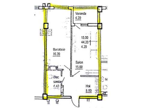 Basconslux! New Block! Ciocana, Mircea cel Bătrân bvd., 1 room + living room. White version! Middle location!: 10