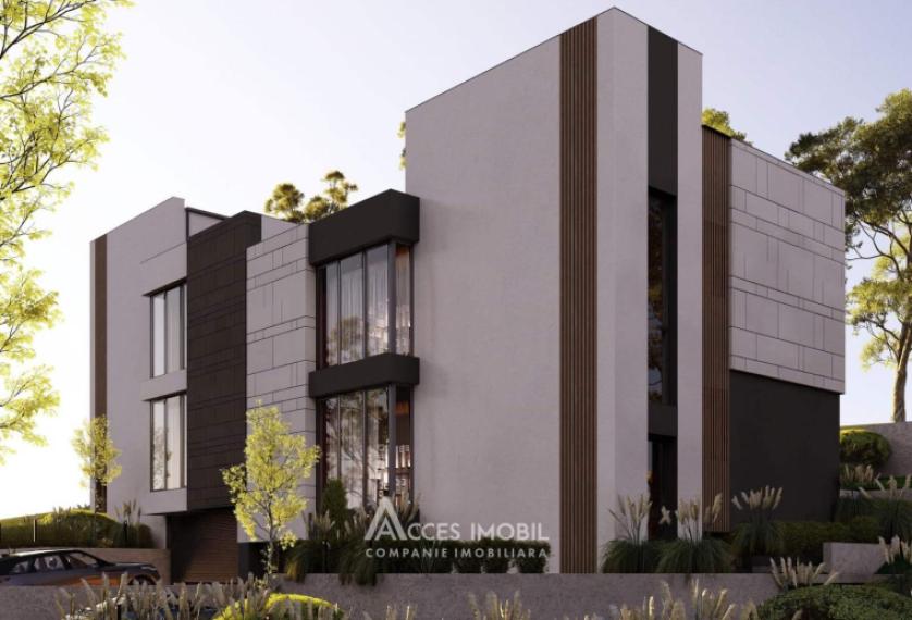 TownHouse în 3 niveluri! Buiucani, str. Porumbrele, 4 camere + living, 273m² + 4 ari. Varianta albă!: 4