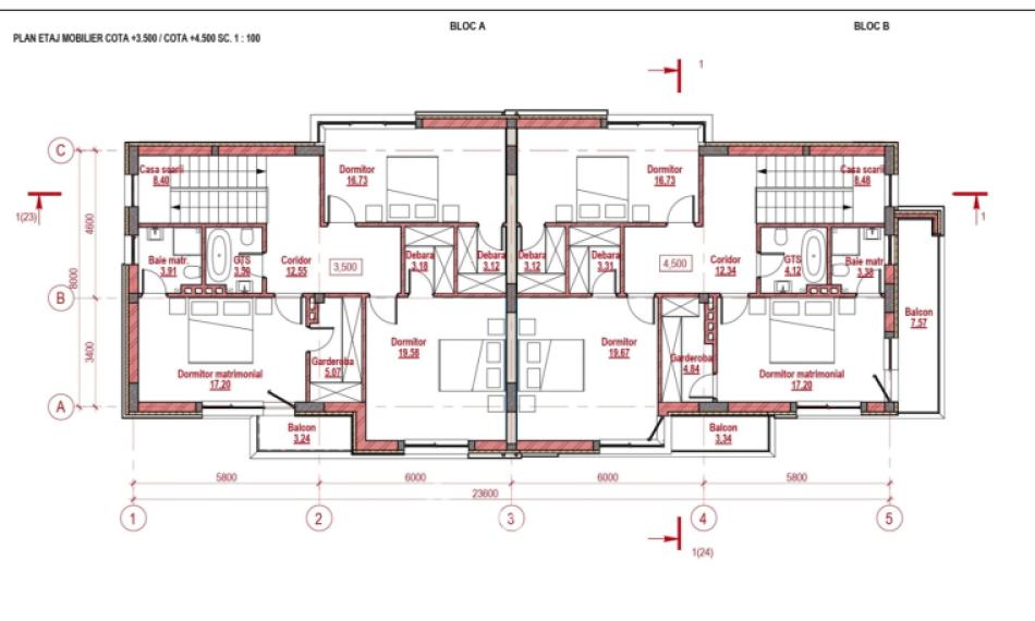 TownHouse în 3 niveluri! Buiucani, str. Porumbrele, 4 camere + living, 273m² + 4 ari. Varianta albă!: 14