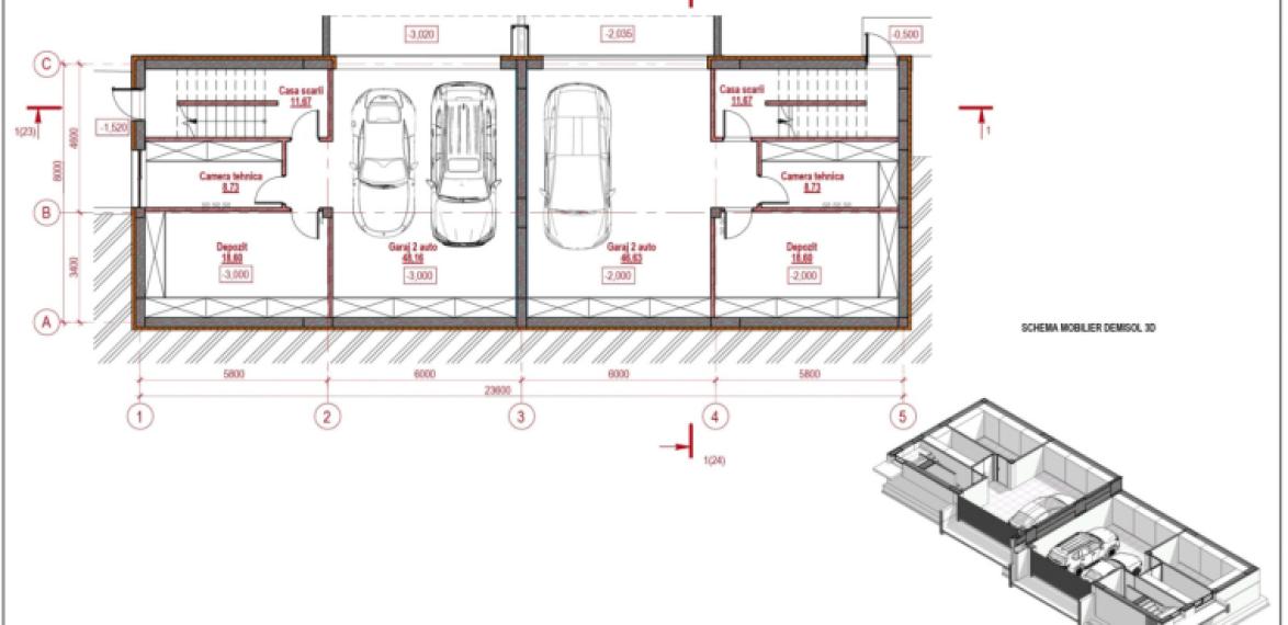 TownHouse în 3 niveluri! Buiucani, str. Porumbrele, 4 camere + living, 273m² + 4 ari. Varianta albă!: 18