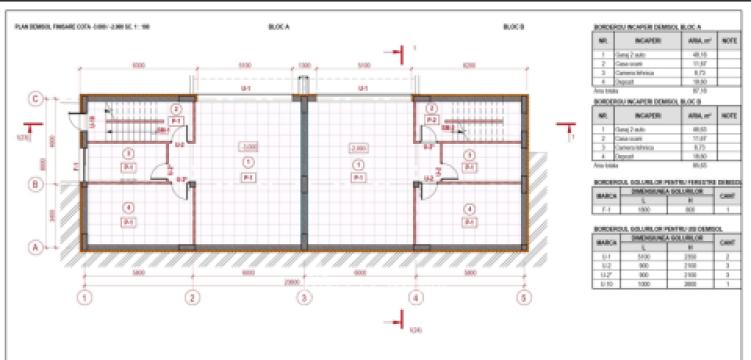 TownHouse în 3 niveluri! Buiucani, str. Porumbrele, 4 camere + living, 273m² + 4 ari. Varianta albă!: 16