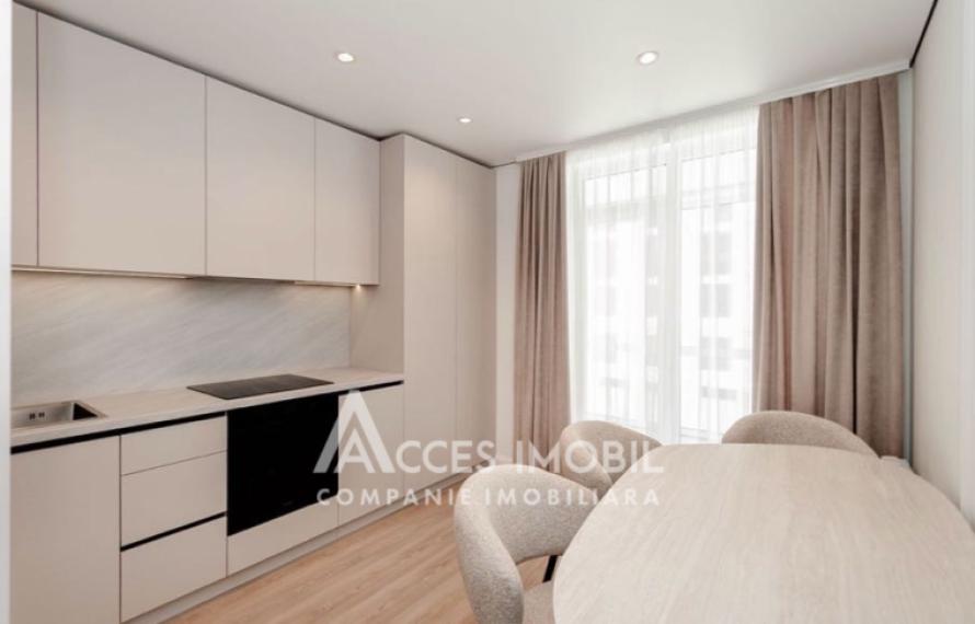 New Block! Durlești, Regina Elisabeta Street, 1 room + living room. Eurorepair! View!: 0