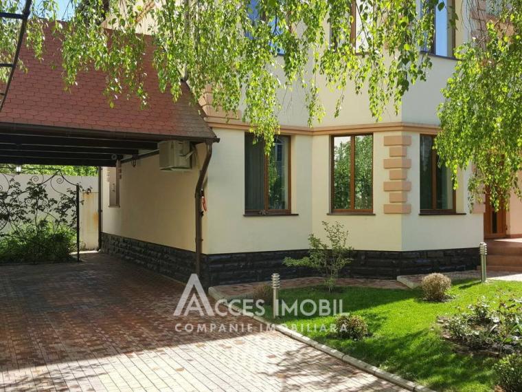 Chirie! Casă de tip cottage în 2 niveluri! Telecentru, șos. Hâncești, 5+ camere + living, 340m² + 6 ari. Euroreparație!: 7