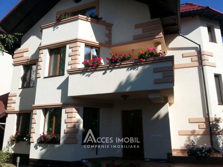 Chirie! Casă de tip cottage în 2 niveluri! Telecentru, șos. Hâncești, 5+ camere + living, 340m² + 6 ari. Euroreparație!: 9