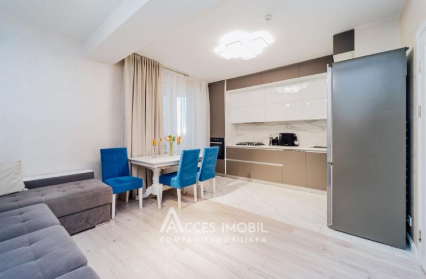 GonvaroCon! New Block! Buiucani, Alba-Iulia Street, 2 rooms + living room. Eurorepair! Middle floor!: 2