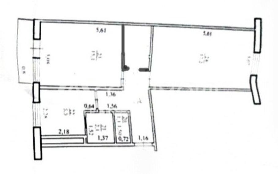 Botanica, Teilor Street, 2 rooms. Middle location, dual aspect!: 6
