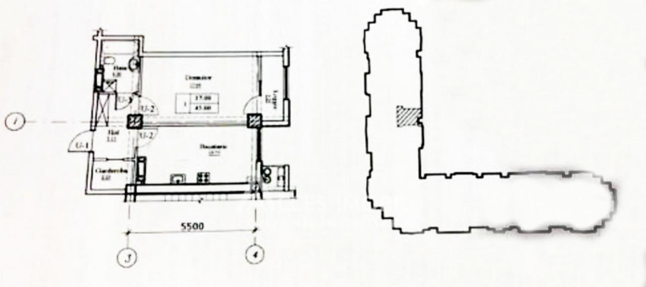 Inamstro! New Block! Botanica, Grădina Botanică street, 1 room + living room. Under construction!: 2