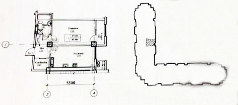 Inamstro! New Block! Botanica, Grădina Botanică street, 1 room + living room. Under construction!: 2