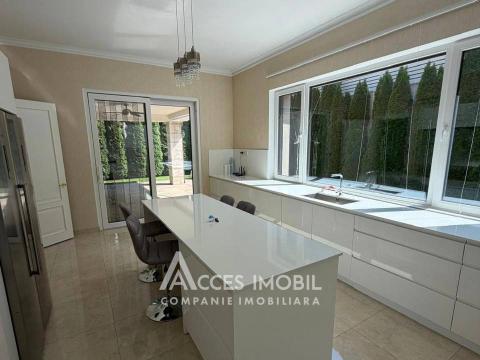 Аренда! Дом в 2 уровня! Центр, ул. Чирешилор, 4 комнаты, 280м² + 5 соток. Евроремонт!: 1