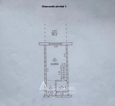 Botanica, str. Independenței, 2 camere + living. Autonomă!: 7