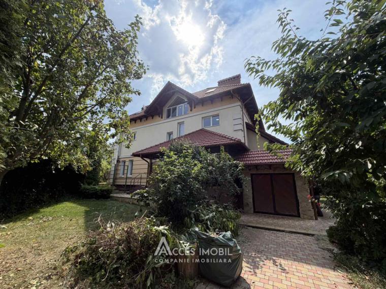Аренда! Дом в 3 уровня! Центр, ул. Трифан Балтэ, 5+ комнат + гостиная, 480 м² + 8 соток. Евроремонт!: 46