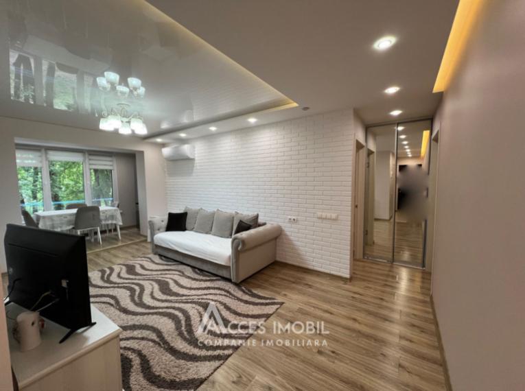 Buiucani, Alexandru Marinescu street, 2 rooms + living room. Eurorepair! Middle floor!: 0