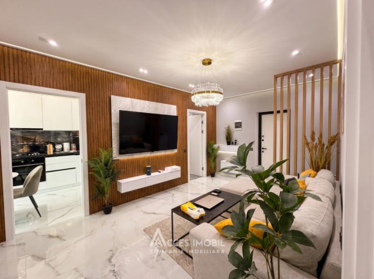 Golban Trade! New Block! Dumbrava, Durlești street, 2 rooms + living room. Eurorepair!: 3