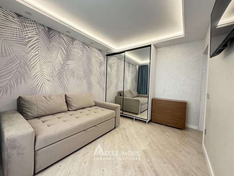 Chirie! SkyHouse! Bloc Nou! Râșcani, str. Andrei Doga, 2 camere + living. Euroreparație!: 6