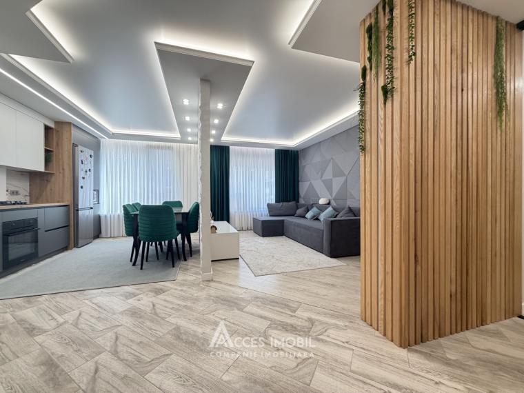 Chirie! SkyHouse! Bloc Nou! Râșcani, str. Andrei Doga, 2 camere + living. Euroreparație!: 2