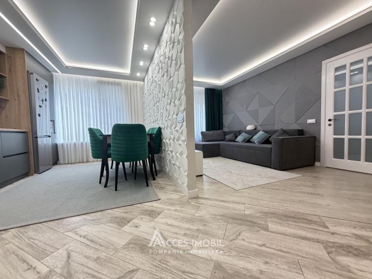 Chirie! SkyHouse! Bloc Nou! Râșcani, str. Andrei Doga, 2 camere + living. Euroreparație!: 1