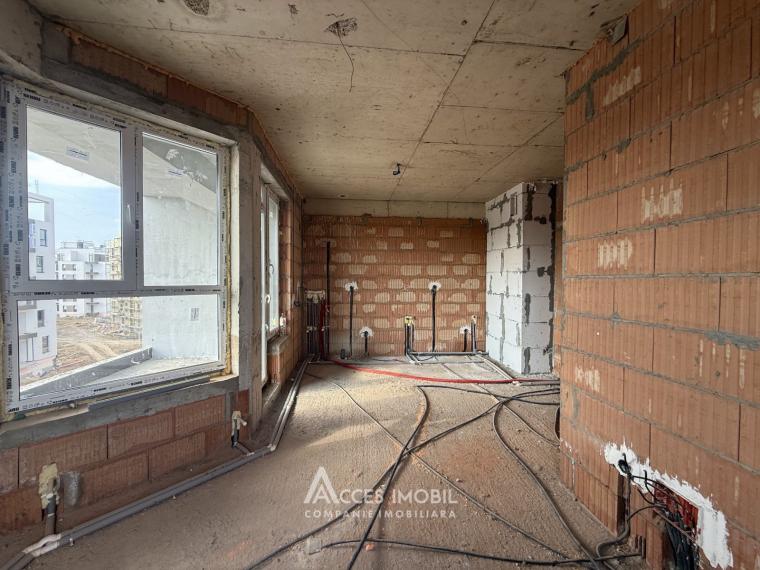 Satul German! Bloc nou! 2 camere + living. În construcție!: 2