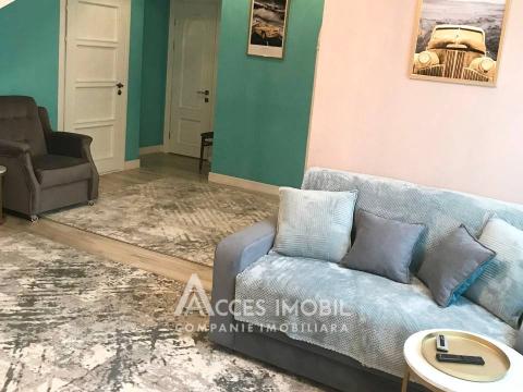 Rent! Duplex in 2 levels! Buiucani, Angela Păduraru Street, 3 rooms + living room, 90m² + 3 ares. Eurorepair!: 3
