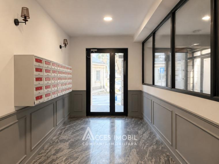 Chirie! Bloc Nou! Centru, str. Zamfir Arbore, 1 cameră + living, 54m². Reparație Premium! Încălzire autonomă!: 5