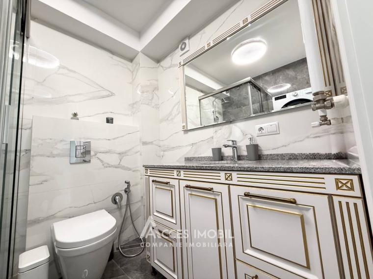 Chirie! Braus! Bloc Nou! Centru, str. Constantin Vârnav, 1 cameră + living. Reparație Premium! Localizare de mijloc!: 12