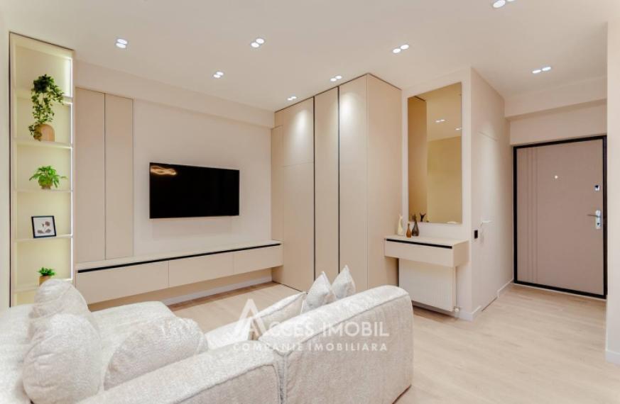 Bloc Nou! Durlești, str. Tudor Vladimirescu, 1 cameră + living. Reparație Premium!: 5