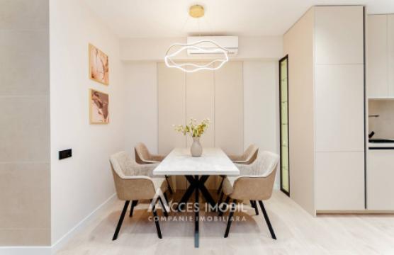 Bloc Nou! Durlești, str. Tudor Vladimirescu, 1 cameră + living. Reparație Premium!: 6