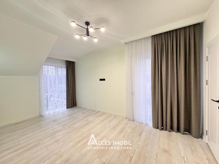 Rent! Duplex in 2 levels! Durlești, Podgorenilor street, 3 rooms + living room, 140m² + 3 ares. Premium renovation!: 7
