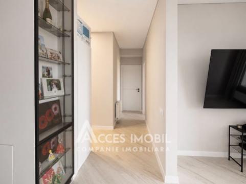 Chirie! Bloc Nou! Râșcani, str. Bogdan-Voievod, 2 camere + living. Euroreparație! De mijloc!: 8