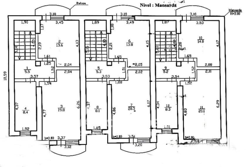 TownHouse în 2 niveluri! Codru, str. Busuiocului, 2 camere + living, 142m² + 1 ar.: 22