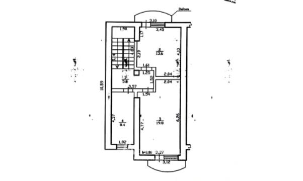 TownHouse în 2 niveluri! Codru, str. Busuiocului, 2 camere + living, 142m² + 1 ar.: 23