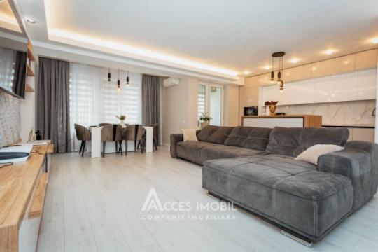 Comalion! Bloc Nou! Centru, str. Albișoara, 3 camere + living. Euroreparație!: 1