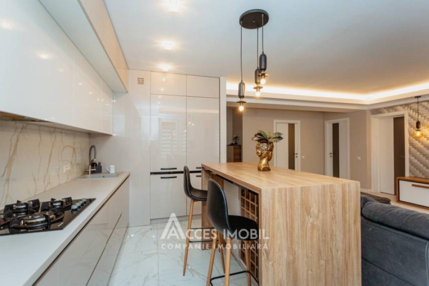 Comalion! Bloc Nou! Centru, str. Albișoara, 3 camere + living. Euroreparație!: 7
