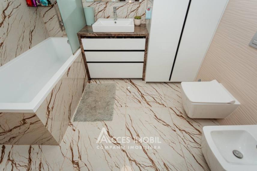 Comalion! Bloc Nou! Centru, str. Albișoara, 3 camere + living. Euroreparație!: 15