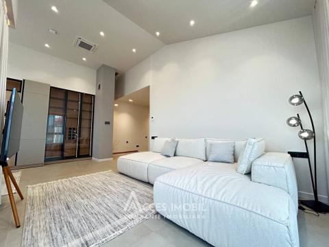 Penthouse! Chirie! Bloc nou! Centru, str. M.Varlaam, 2 camere + living! Euroreparație!: 1