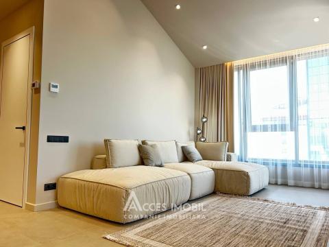 Penthouse! Chirie! Bloc nou! Centru, str. M.Varlaam, 2 camere + living! Euroreparație!: 2