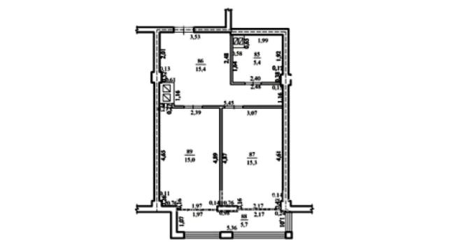 Bloc Nou! Poșta Veche, str. Iazului, 2 camere. Varianta albă! Localizare de mijloc!: 6
