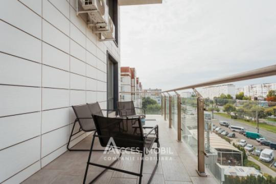 Inamstro! Bloc Nou! Ciocana, bd. Mircea cel Bătrân, 2 camere + living. Terasă 15m²! Euroreparație! De mijloc!: 17