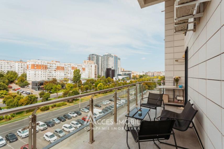 Inamstro! Bloc Nou! Ciocana, bd. Mircea cel Bătrân, 2 camere + living. Terasă 15m²! Euroreparație! De mijloc!: 18